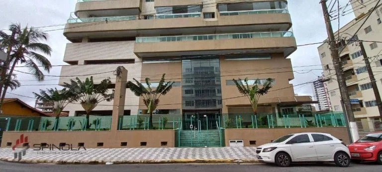 Imagem Apartamento com 3 dormitórios à venda, 102 m² por R$ 630.000,00 - Ocian - Praia Grande/SP