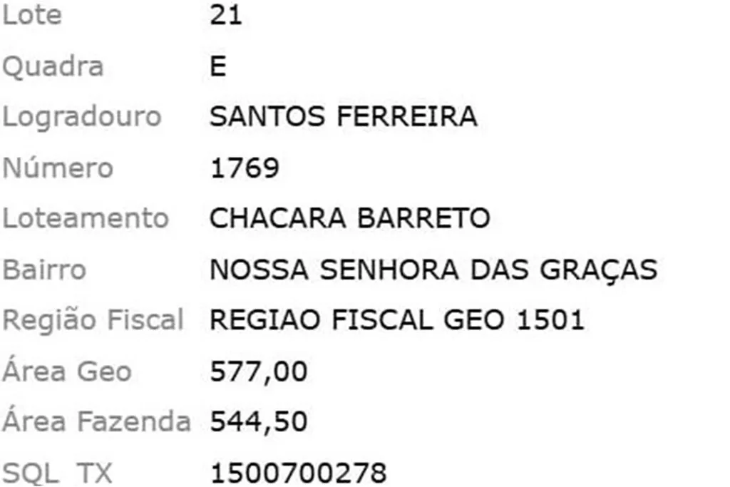 Imagem Terreno Comercial em Nossa Senhora das Graças