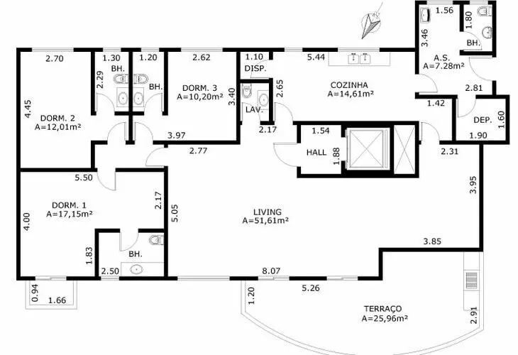 Imagem Apartamento com 3 quartos à venda no Aclimação