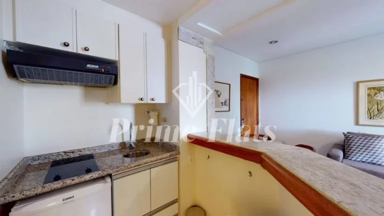 Imagem Flat disponível para locação no Golden Tower Residence, com 43,55m², 1 dormitório e 1 vaga