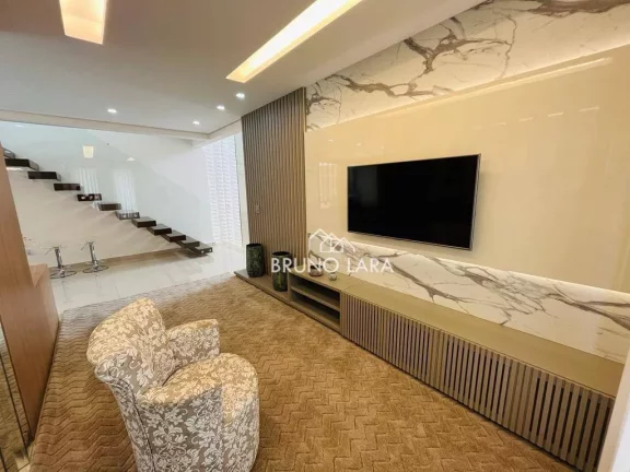 Imagem Casa com 4 dormitórios à venda, 500 m² por R$ 1.950.000,00 - Condomínio Serra Verde - Igarapé/MG