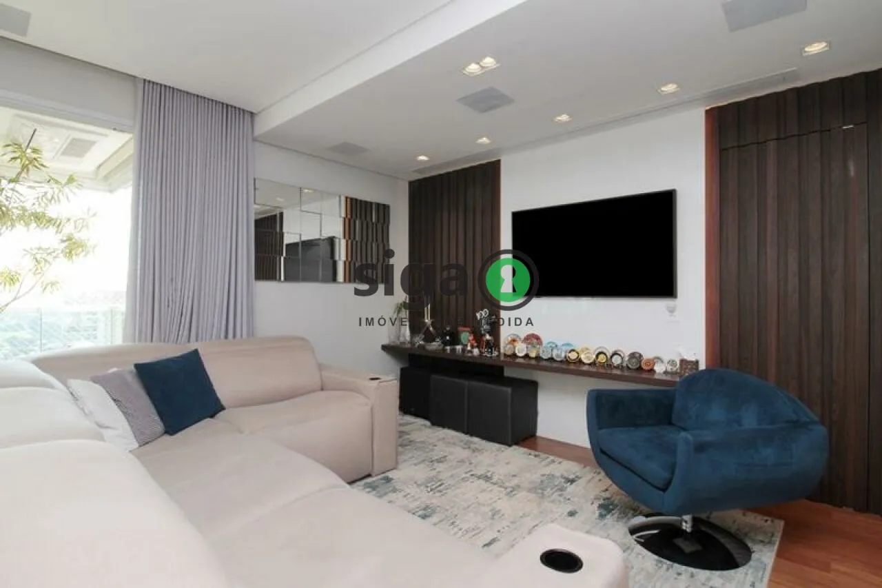 Imagem Apartamento à venda no Brooklin | 167m² | Andar alto | 3 suítes | Varanda gourmet | Alto padrão