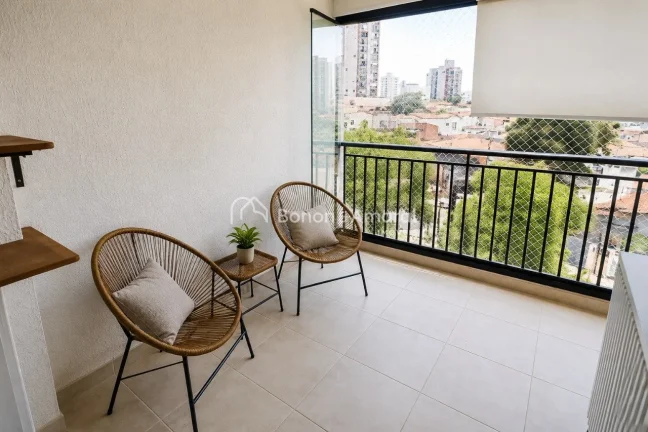 Imagem Apartamento mobiliado à venda no Taquaral, em Campinas, com excelente localização e ambientes pla...