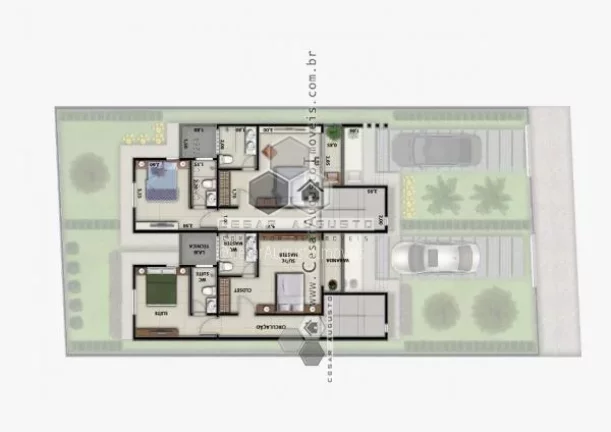 Imagem Viver bem Eus?(C)bio - Casas duplex com 03 suítes no Eus?(C)bio