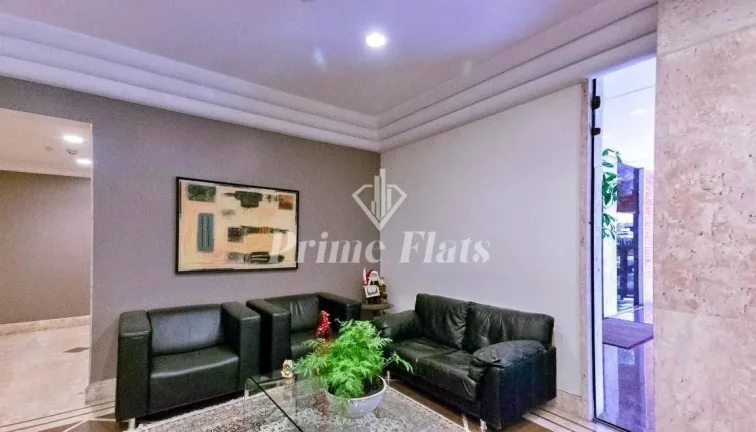 Imagem Flat disponível para locação no Contemporâneo Home e Service, com 45m², 1 dormitório e 1 vaga