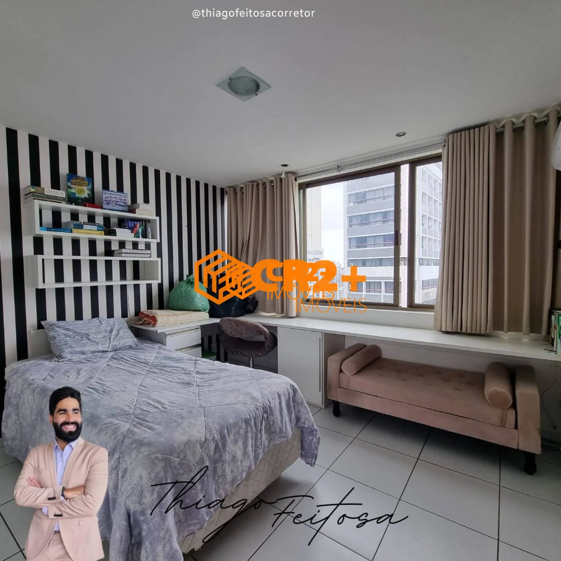 Imagem Apartamento a Venda com 04 quartos 03 suítes na Av Boa Viagem-200m²