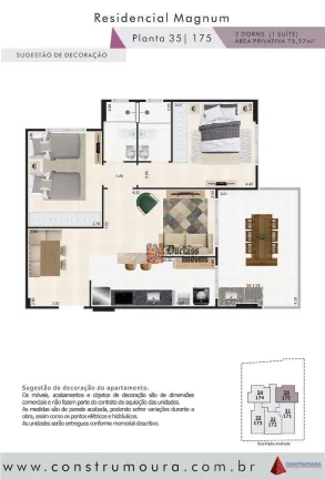 Imagem Apartamento com 2 dormitórios à venda, 75,97 m² - a partir de R$ 480.167,-Jardim Caiahu - Mongaguá/SP
