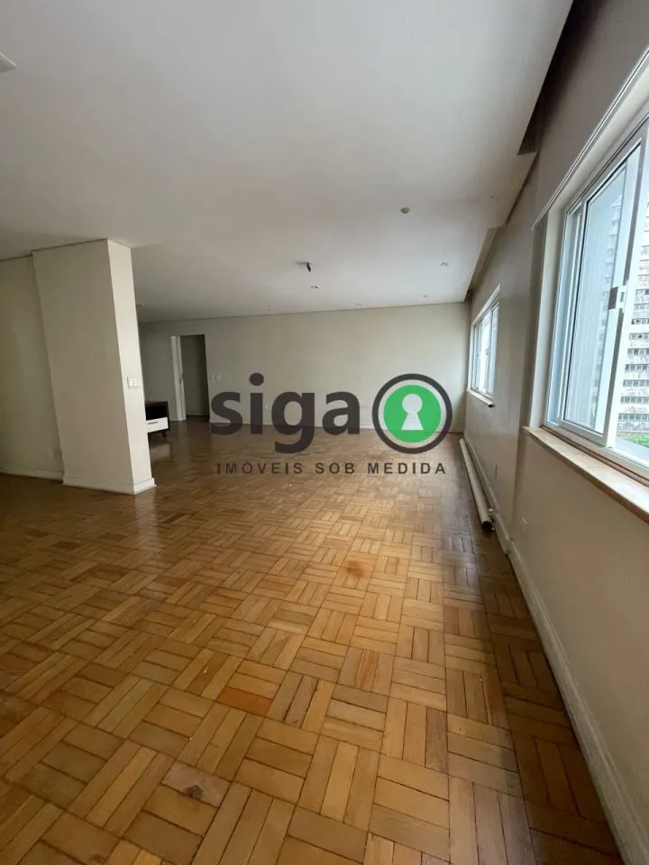 Imagem Apto com 204m², com 3 quartos, sendo 1 suite, 1 vaga, nos Jardins, SEM MOBILIA para LOCAÇÂO e VENDA