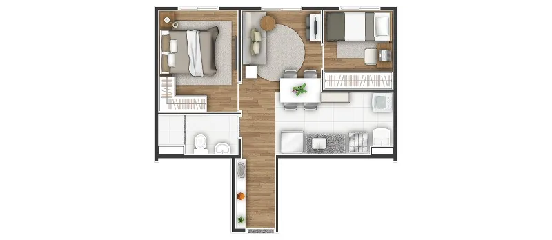 Imagem Apartamento 1 quarto em Santana São Paulo SP, comprar apartamento em São Paulo, apartamento no bairro Santana São Paulo SP, apartamento pronto em SP