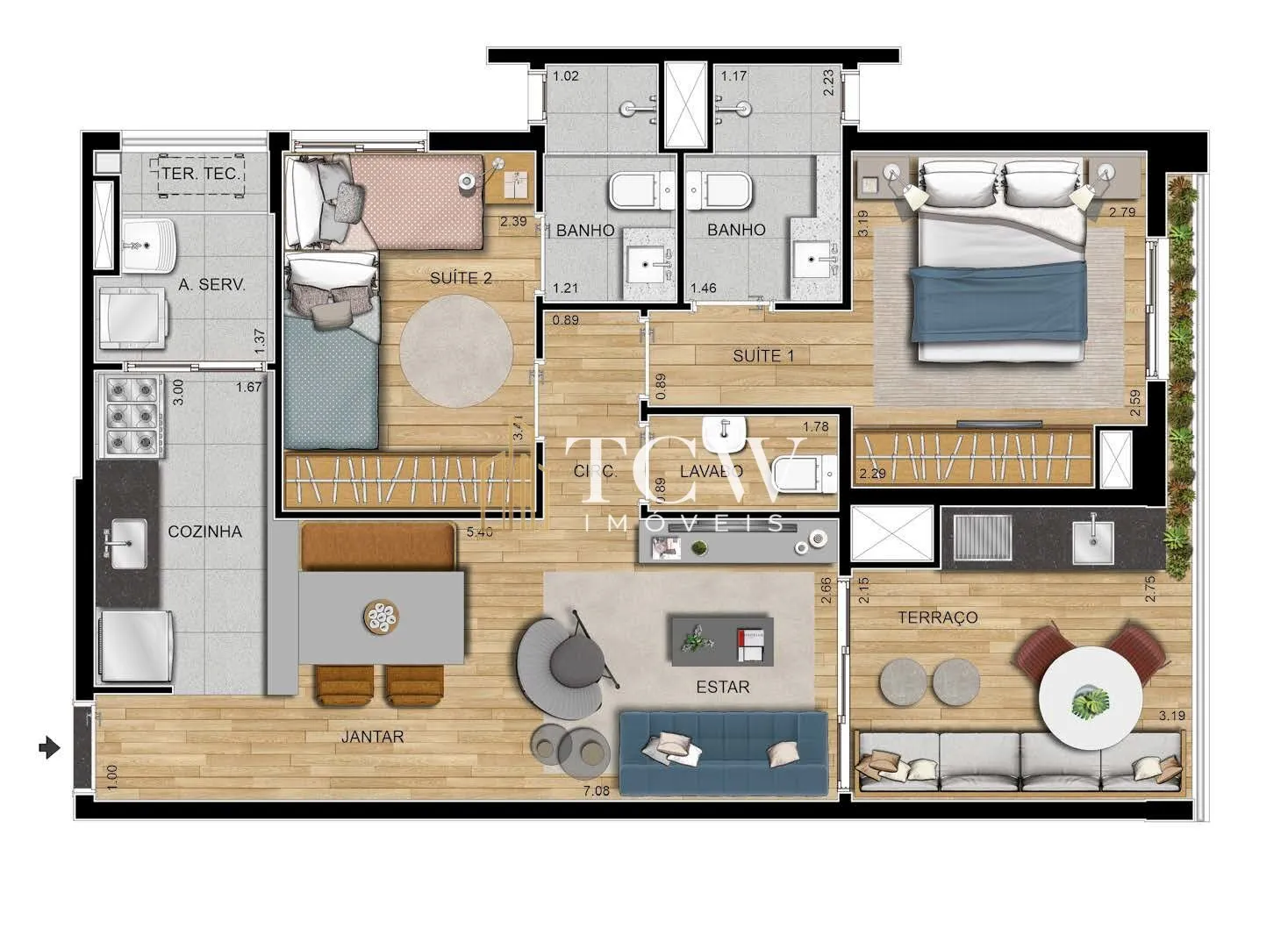 Imagem Apartamento à venda no bairro Moema - São Paulo/SP, Zona Sul