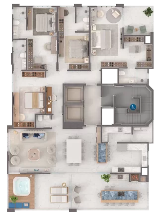 Imagem Coração do Oceano - Apartamento à venda no bairro Castelo Branco - Itapema/SC