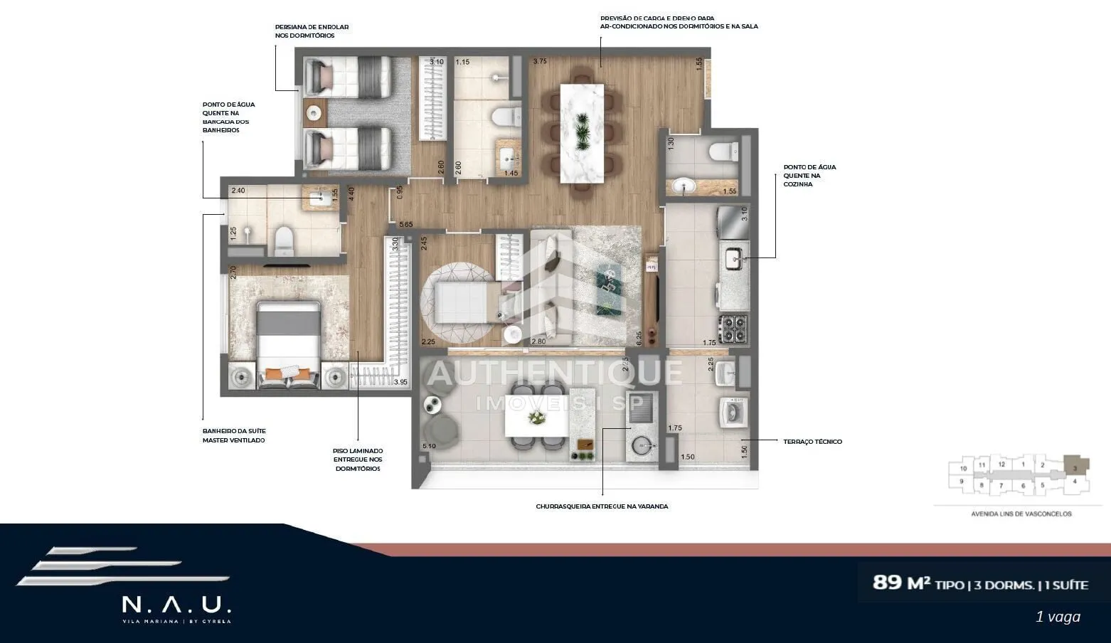 Imagem N.A.U VILA MARIANA - Apartamento à venda em São Paulo/SP