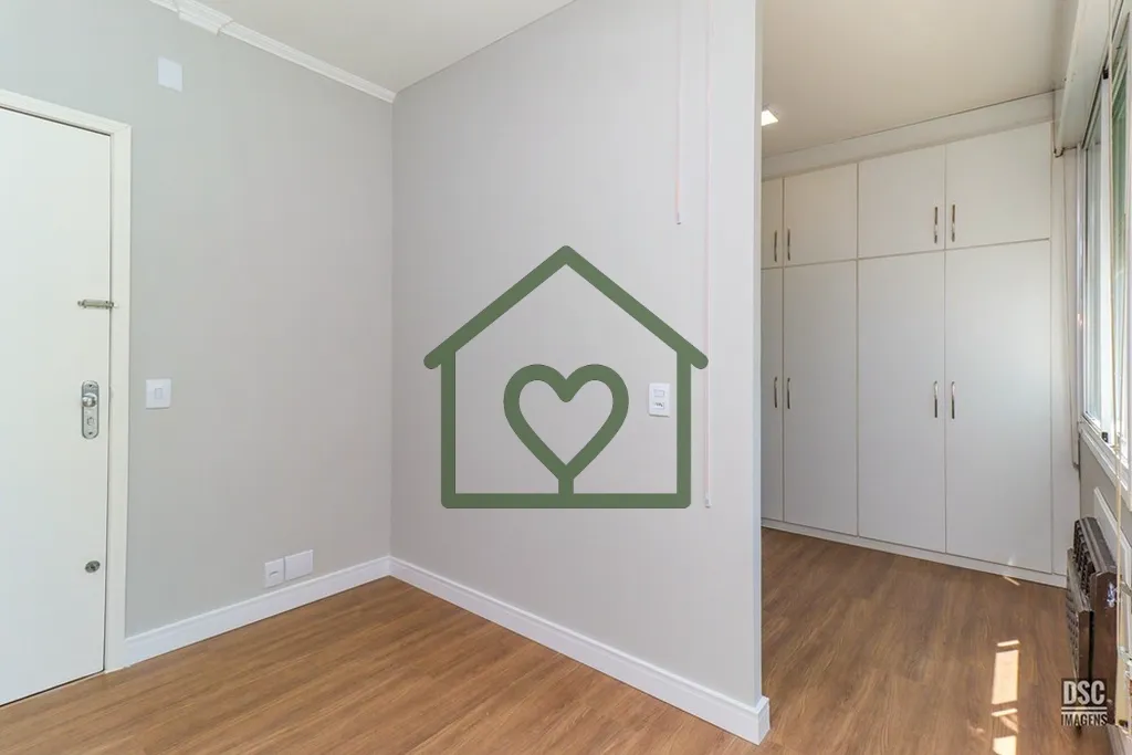 Imagem JK de 28m² transformado em 1 dormitório totalmente reformado, com elétrica e hidráulica atualiza...