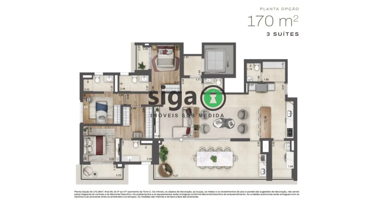 Imagem APARTAMENTOS DE ALTO PADRÃO À VENDA EM SANTO AMARO AO LADO DA HÍPICA CONDOMÍNIO CL