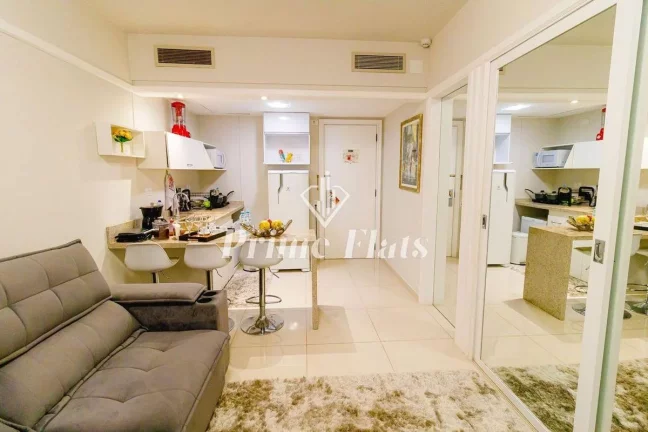 Imagem Flat disponível para venda no Ninety Hotel no Jardim Paulista, com 33m², 1 dormitório e 1 vaga