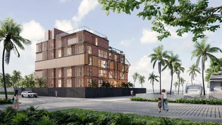 Imagem Apartamentos pé na areia e vista panorâmica para Areia Vermelha na praia de Camboinha.- AP1558