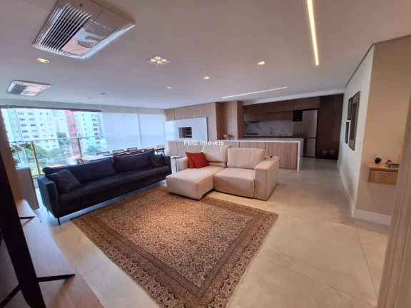 Foto do imóvel Apartamento de Luxo no Brooklin Paulista: 3 Quartos, 2 Suítes, 3 Salas e 2 Vagas de Garagem - São Paulo-SP - 110m²