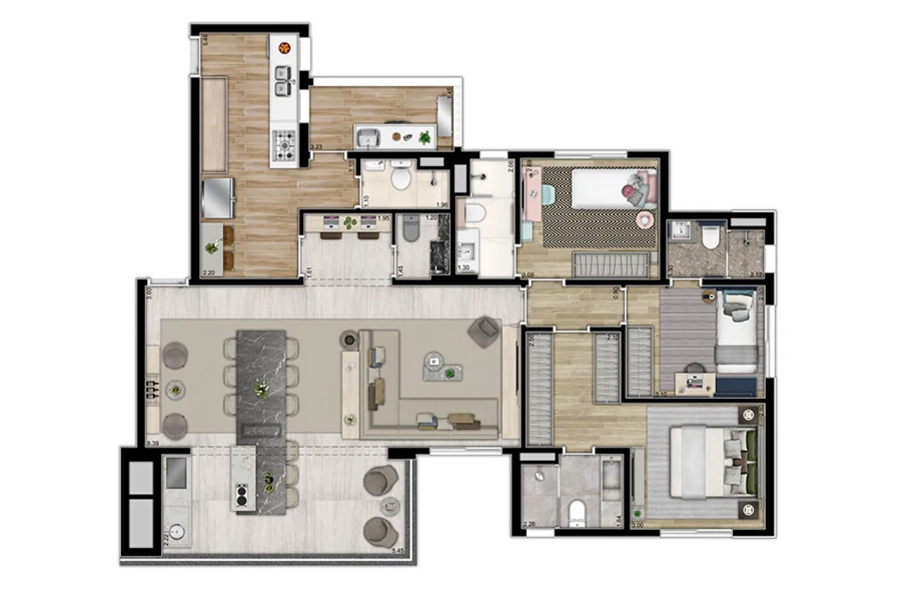 Imagem Apartamento para venda em Perdizes 4 dormitórios, São Paulo - SP