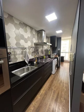 Imagem Ap quarto e sala, varanda integrada com sala, fechamento, lazer, 1 vaga.
