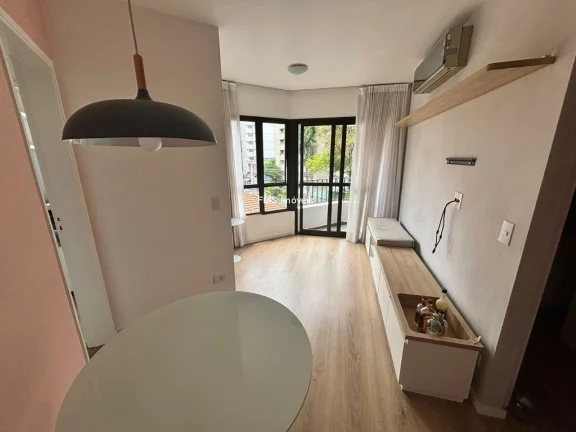 Foto do imóvel Imperdível oportunidade de apartamento para venda ou locação em Vila Nova Conceição, São Paulo-SP: 1 quarto, 1 banheiro, 1 vaga, 36m².