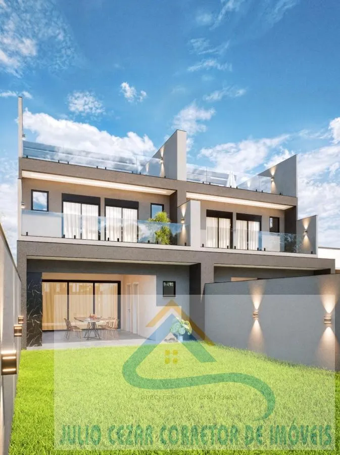Imagem Triplex para Venda em São José dos Pinhais, São Pedro, 3 dormitórios, 3 suítes, 5 banheiros, 6 vagas