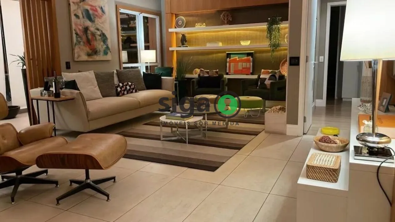 Imagem Apartamento na Vila Andrade com 3 quartos e 3 vagas, mobiliado de 170m²