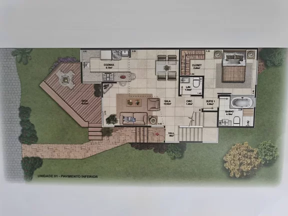 Imagem Casa com 3 suítes em um novíssimo condomínio em Itaipava!