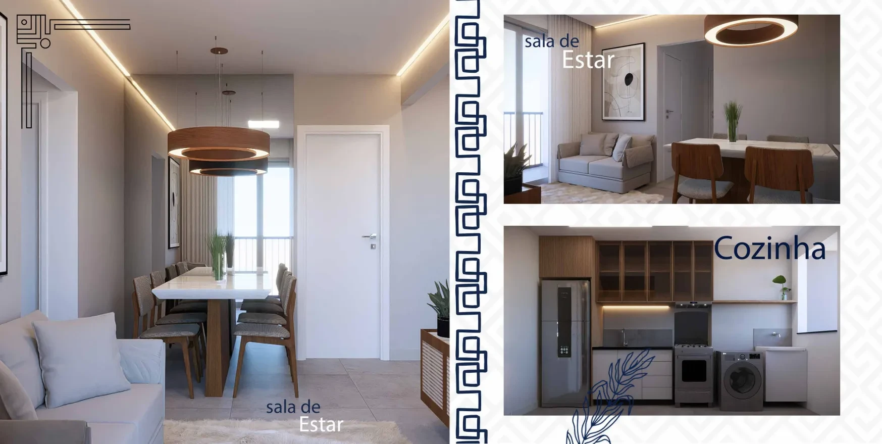 Imagem Apartamento com 2 Quartos à Venda, 50 metros em Cocal - Vila Velha