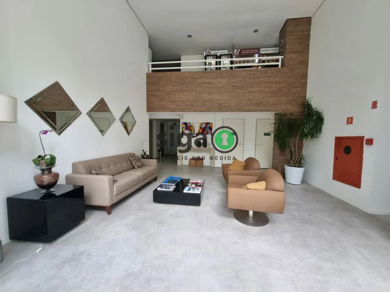 Imagem 65 metros com 2 suites no Panamby
