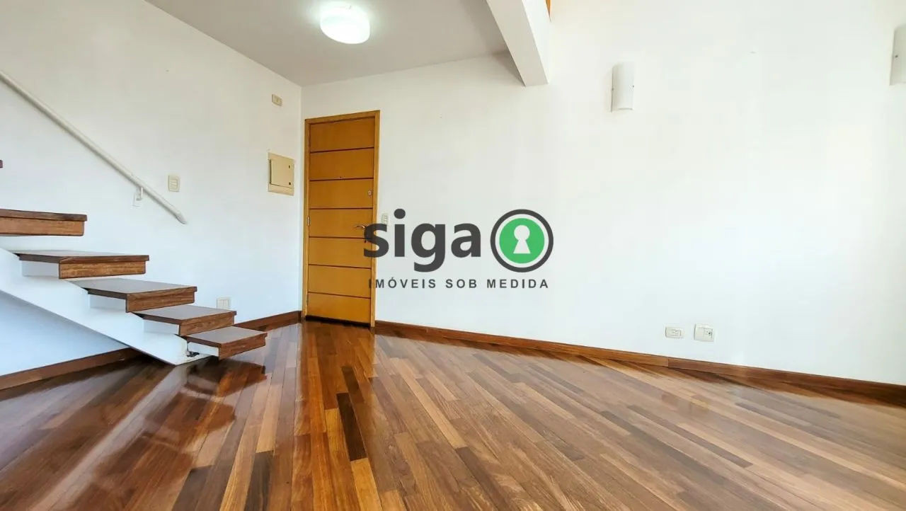 Imagem Apartamento Duplex em Moema - 60m², 2 quartos e 2 vagas á Venda.