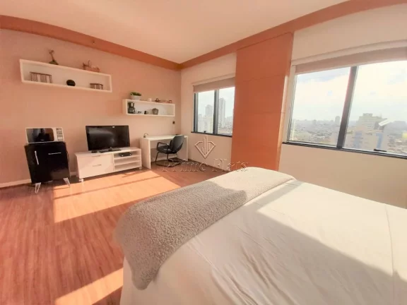 Imagem Flat disponível para locação no São Paulo Tatuapé Affiliated by Meliá, com 30m², 1 dormitório e 1 vaga de garagem
