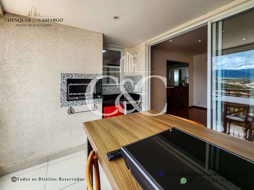 Imagem Apartamento para Alugar no Terraços da Serra Jundiaí, 108M², Mobiliado e Vista Serra do Japi