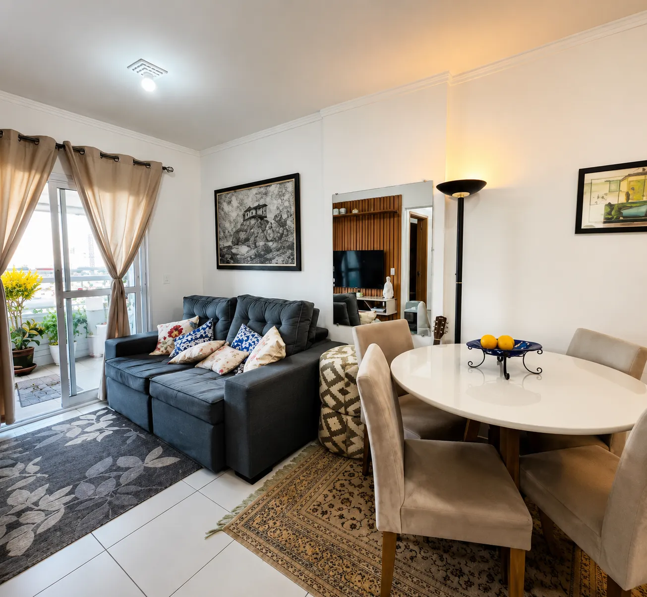 Imagem Fantástico Apartamento com varanda gourmet na Praia Grande - Guilhermina
