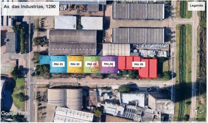 Imagem Pavilhão para alugar, 2443 m² por R$ 34.815,00/mês - Anchieta - Porto Alegre/RS