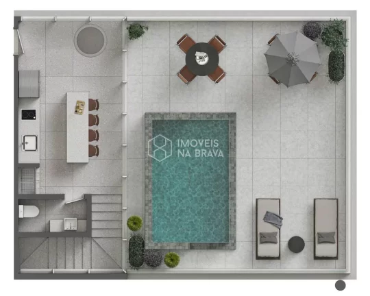 Imagem COBERTURA TRIPLEX A VENDA - FRENTE MAR - SENSE PRAIA BRAVA - 4 SUITES E 4 VAGAS -ITAJAI/SC