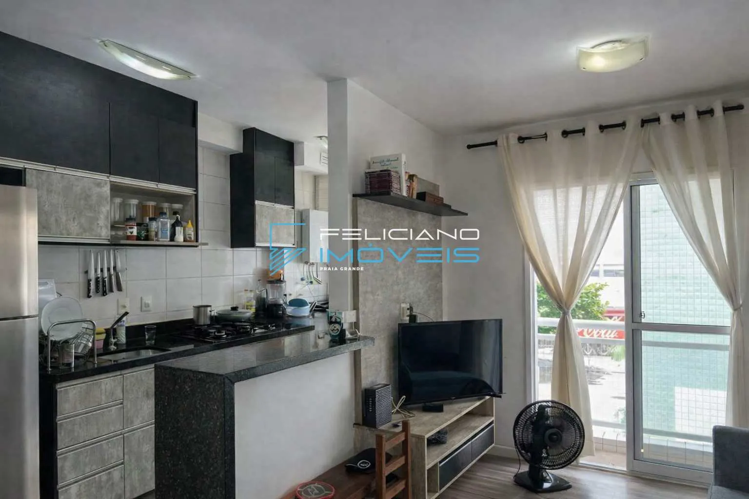 Imagem Apartamento com 2 quartos, Ocian, Praia Grande - R$ 329 mil, Cod: 7216