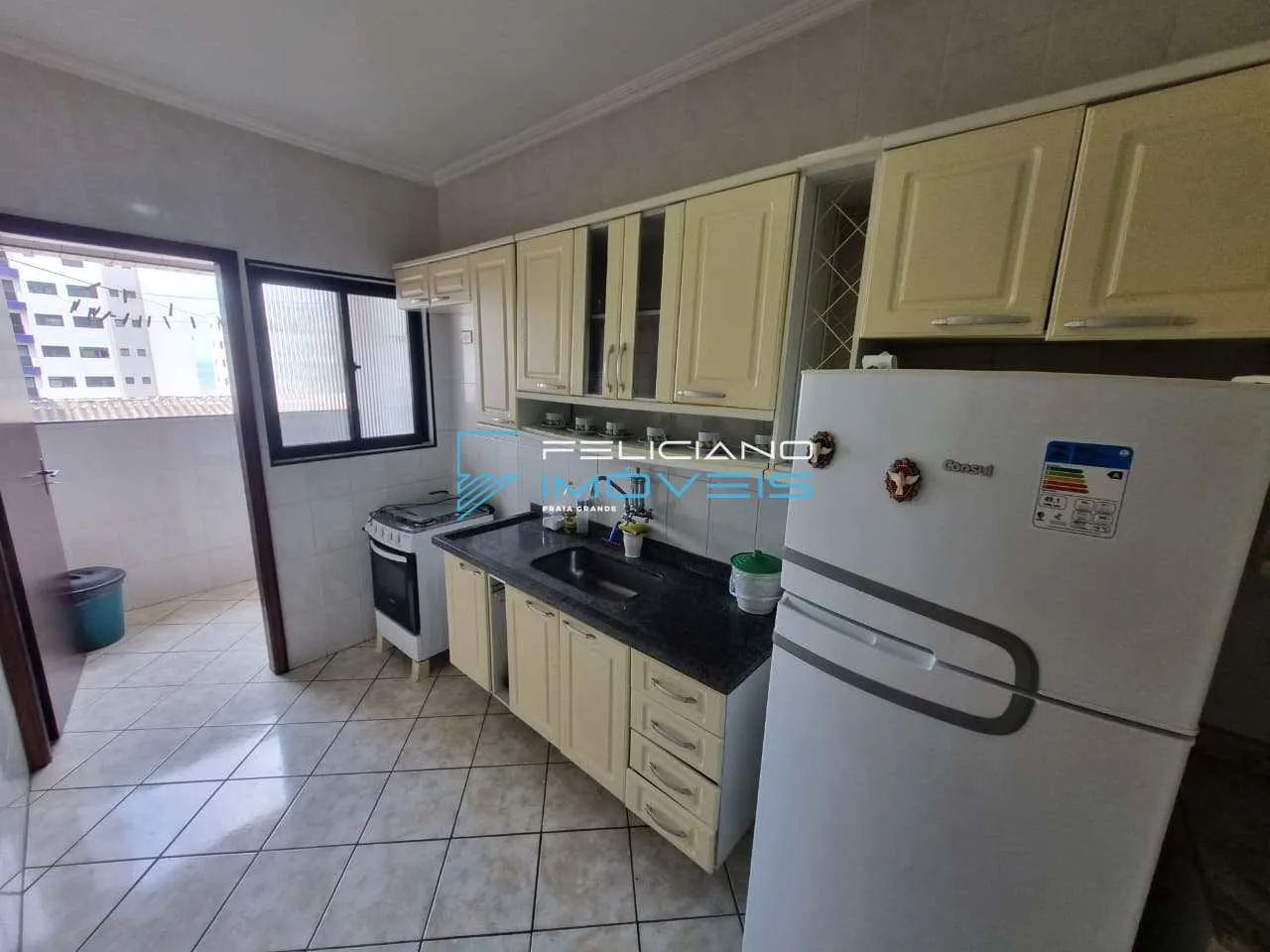 Imagem Apartamento com 1 quarto, Guilhermina, Praia Grande - R$ 315 mil, Cod: 7104