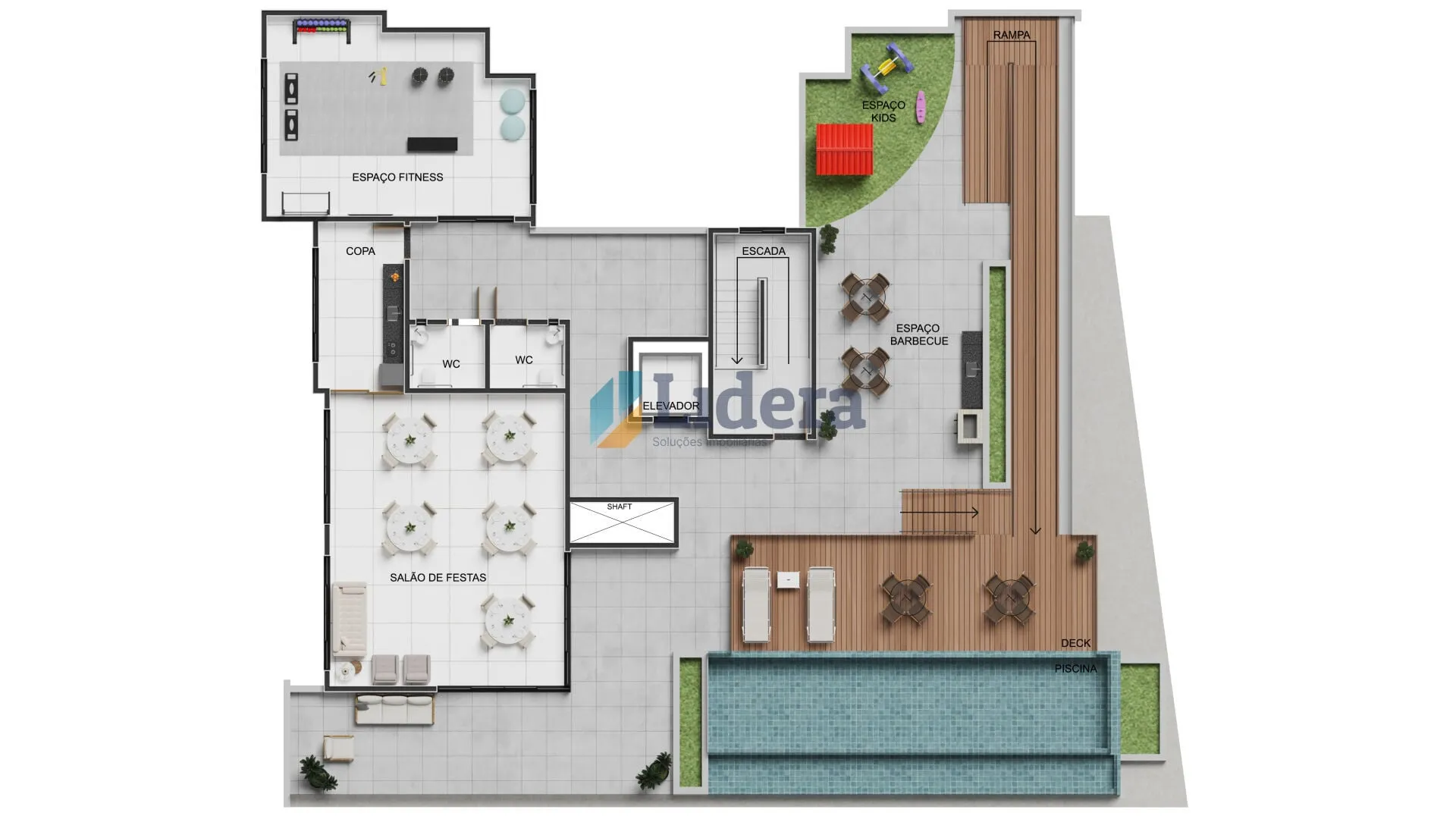 Imagem Apto - 3 Quartos - 1 Suíte - 71,40m² - Ponta de Campina, Cabedelo/PB