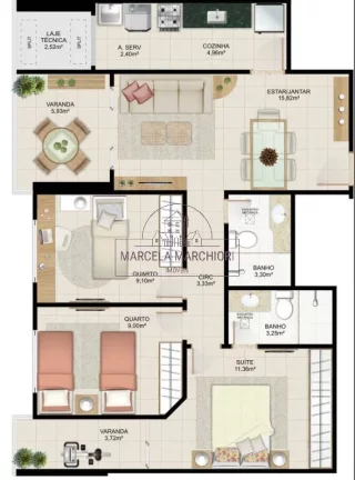 Imagem Apartamento 3 quartos com vista para o mar em Itaparica