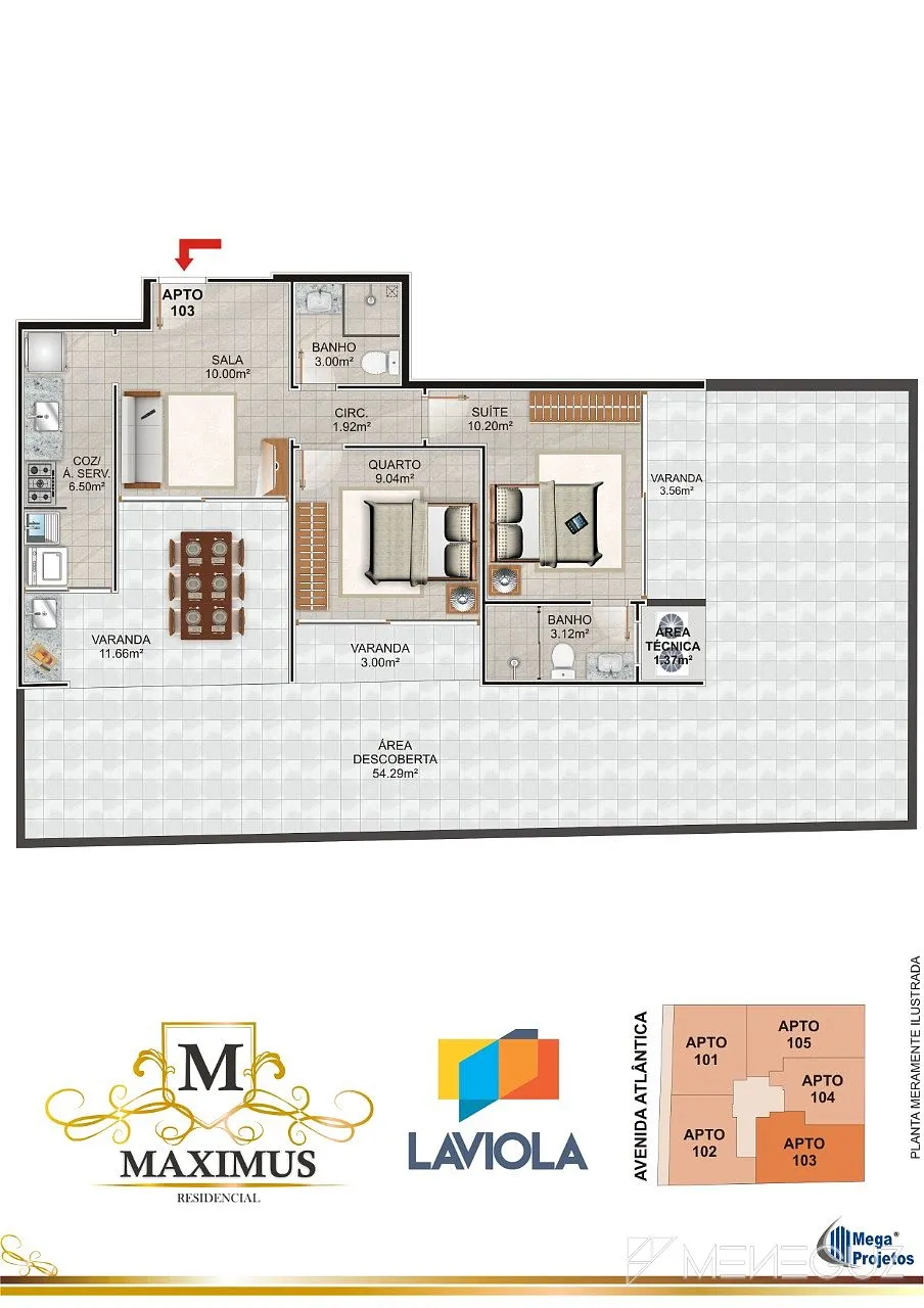 Imagem Maximus - Empreendimento com apartamentos a venda na Praia do Morro com Lazer completo