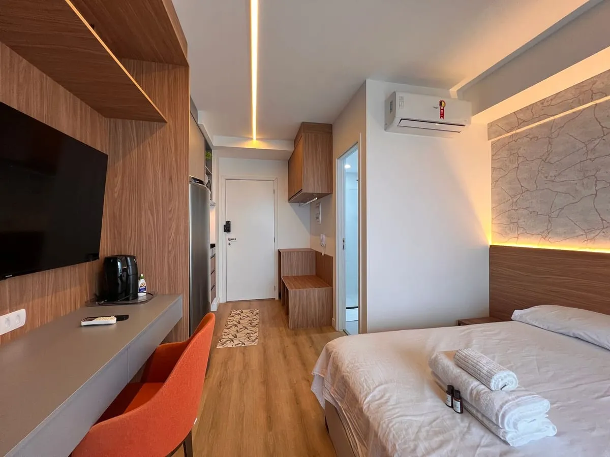 Imagem Apartamento com 1 Quarto para alugar, 23m² - Santo Amaro
