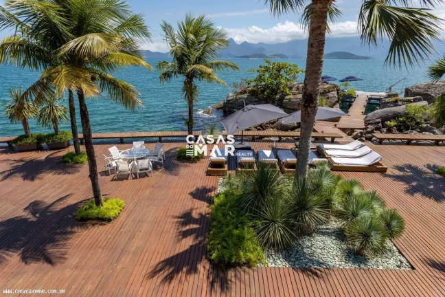 Imagem Casa Frente Mar para Temporada em Angra dos Reis / RJ no bairro Enseada