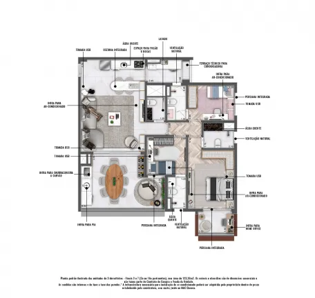 Imagem Apartamento com 3 Quartos à Venda, 123 m² em Jardim Campo Grande - São Paulo