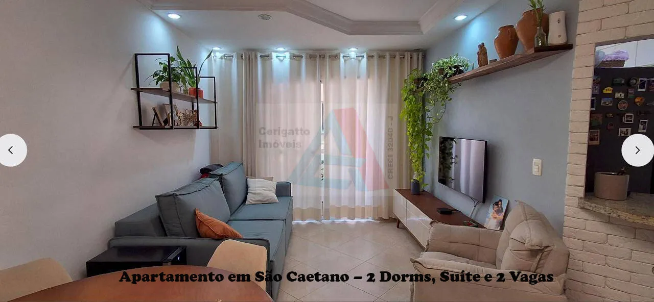 Imagem Apartamento em São Caetano - 2 Dorms, Suíte e 2 Vagas - Lazer completo