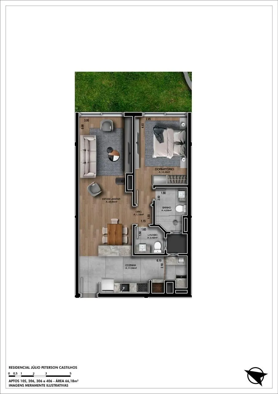 Imagem Apartamento em Mato Queimado