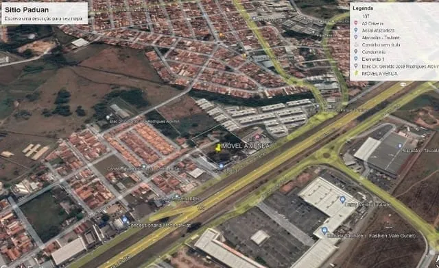 Imagem Terreno à venda 16883.61M², Parque Paduan, Taubaté - SP