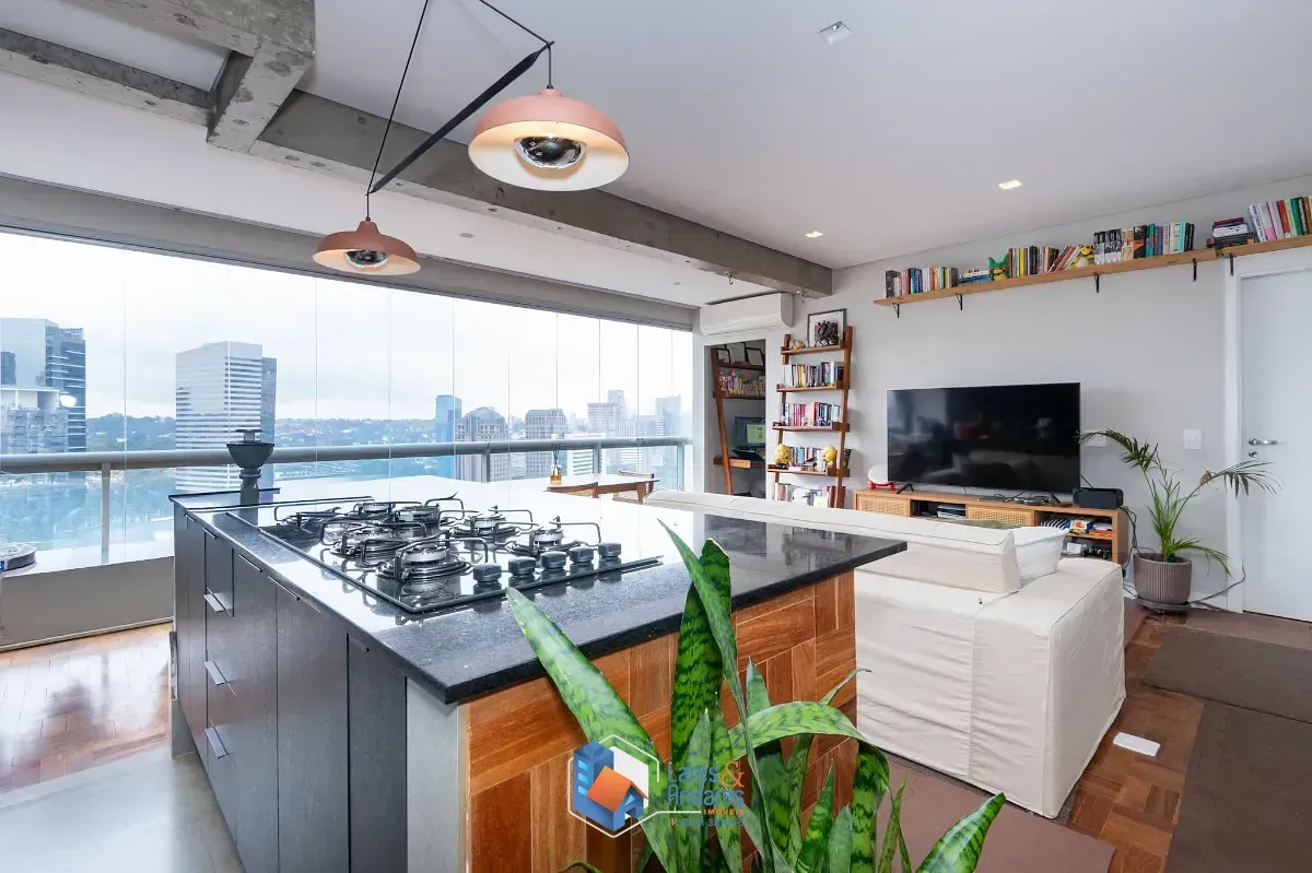 Foto do imóvel Apartamento para venda em Santo Amaro com 1 quarto, sendo 1 suíte, 75m² em Rua Henri Dunant