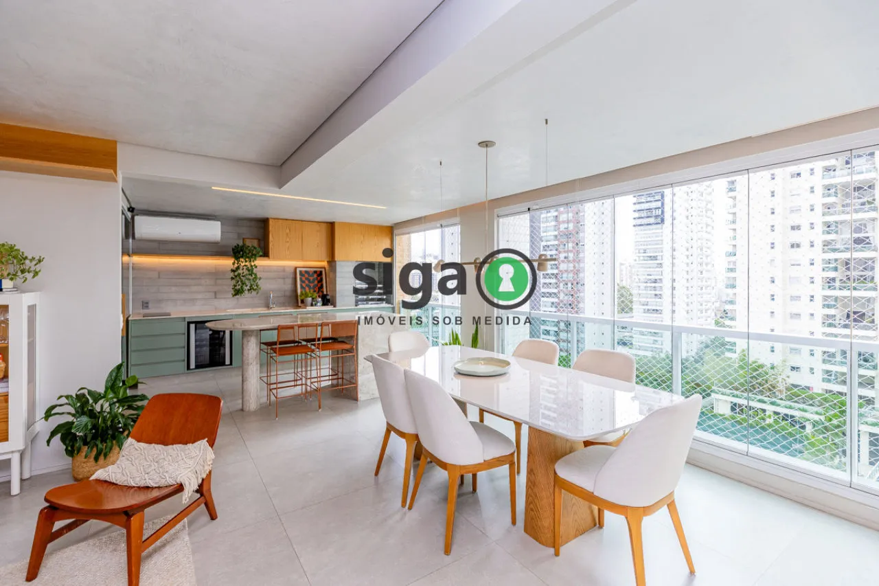 Imagem Apartamento alto padrão no Campo Belo, 161m², 3 suítes, condomínio clube