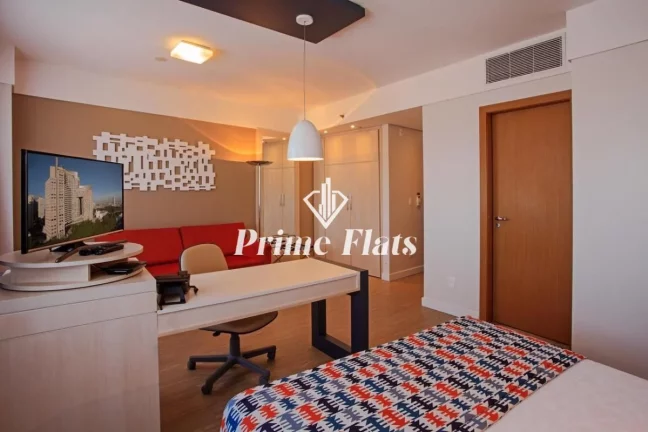 Imagem Flat disponível para venda no Comfort Suites Alphaville com 30m², 1 dormitório e 1 vaga de garagem
