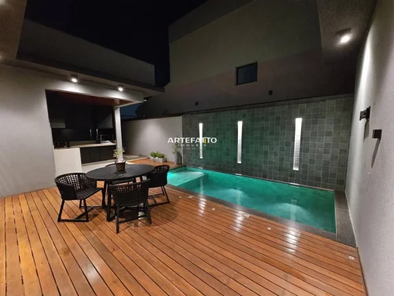 Imagem Casa de condomínio à venda, no Villa Di Capri, em Franca, Villa Di Capri, com 3 quartos, 220m2